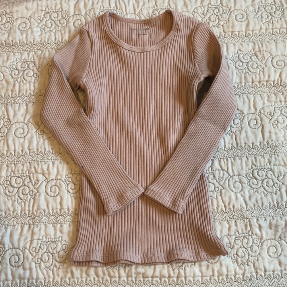 Lovely Littles Ribbed Long-Sleeved Shirt